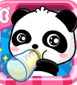 Bebe panda babysitter